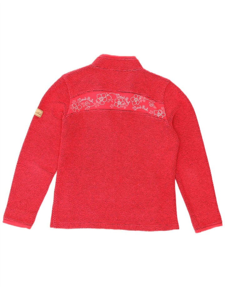 Weird Fish - Cárdigan para mujer, talla 40, algodón rojo mediano