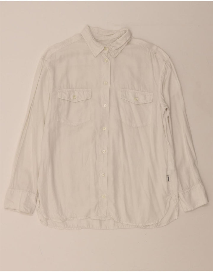 WRANGLER Womens Shirt UK 6 XS White Lyocell Vintage Wrangler and Second-Hand Wrangler from Messina Hembry 