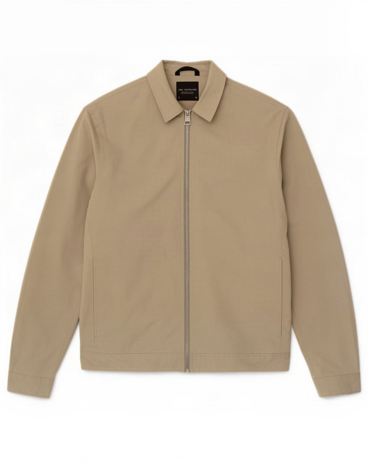 Marks & Spencer Chaqueta Bomber Autograph para Hombre UK 36 Small Beige Cotton