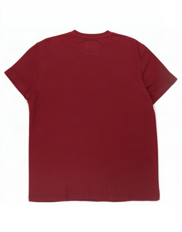 Crew Clothing Mens T-Shirt Top 2XL Burgundy Cotton