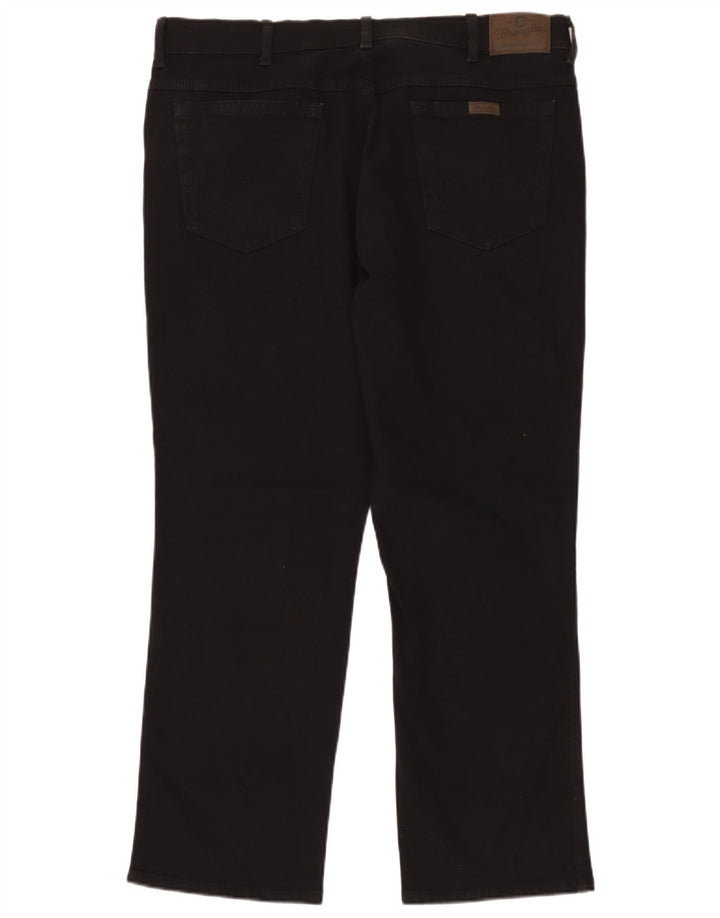 Wrangler Vaqueros Rectos De Corte Regular Para Mujer W40 L30 Algodón Negro
