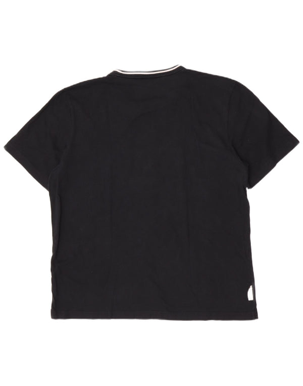 Sergio Tacchini Camiseta gráfica para hombre Top 2XL Negro