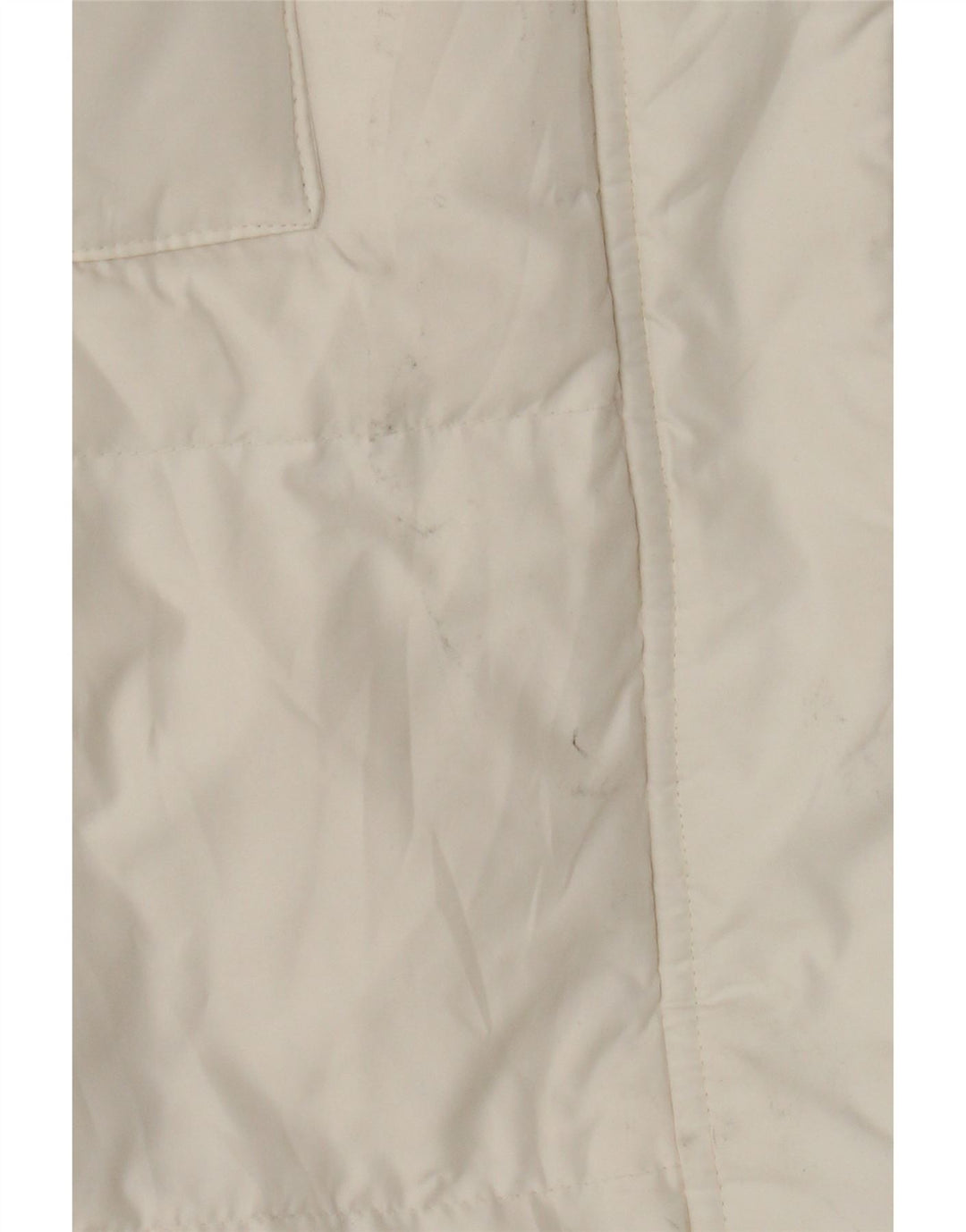 Abrigo acolchado para mujer Phard UK 46 Poliéster blanco grande