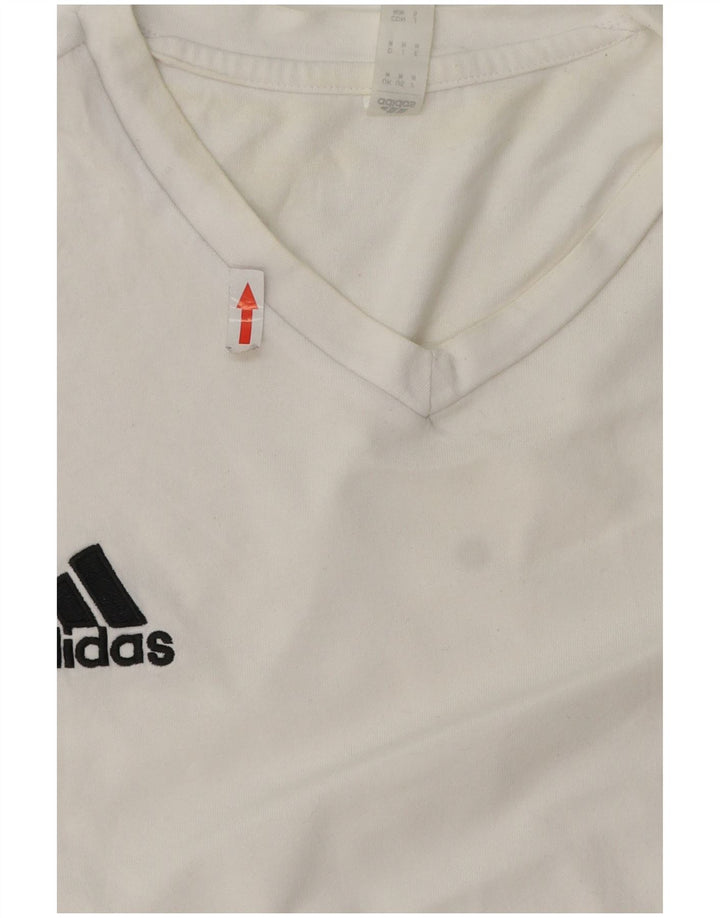 ADIDAS Camiseta Hombre Top Medium Blanco Algodón