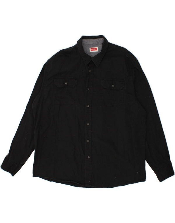 WRANGLER Camisa para hombre 2XL Algodón negro