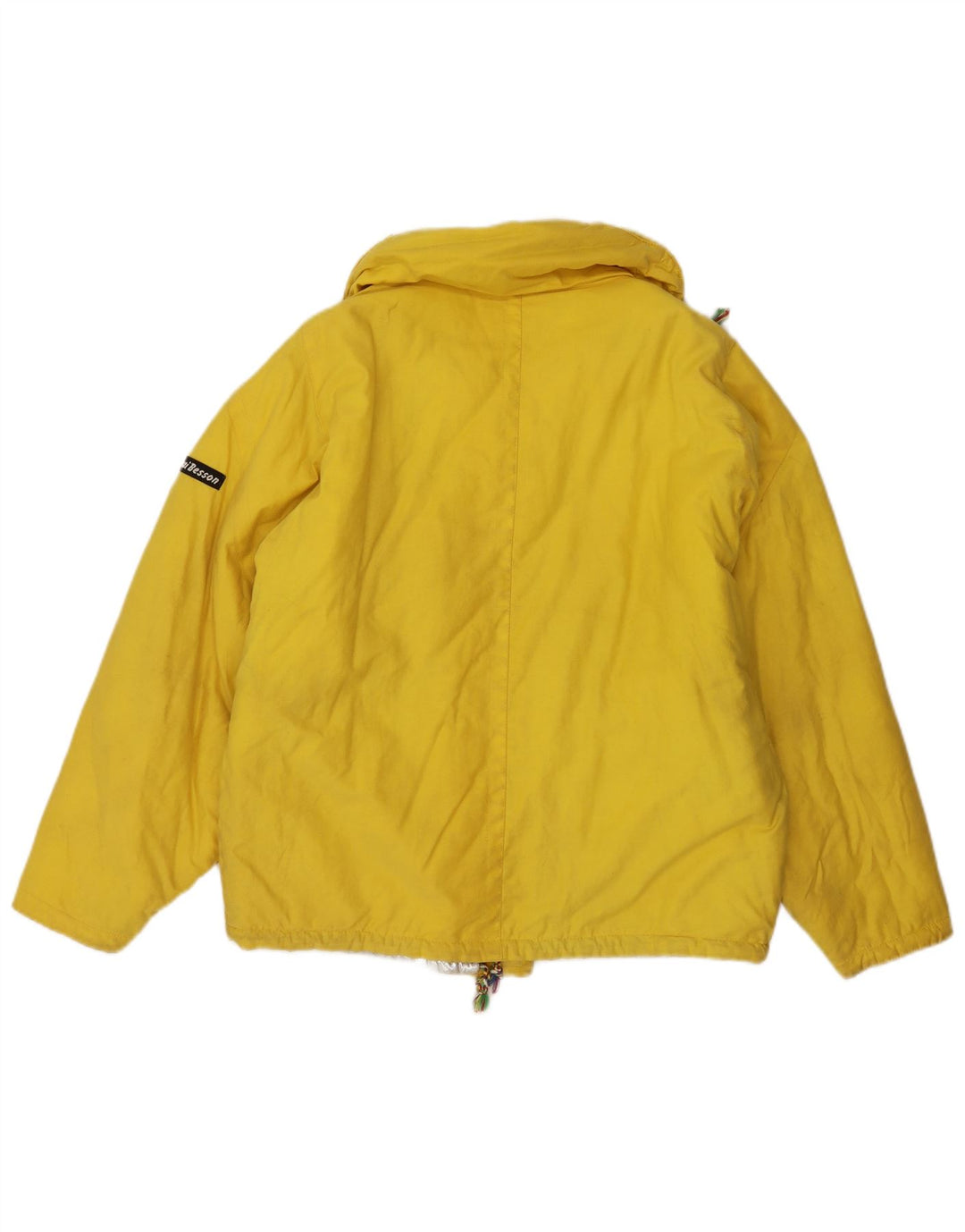 Anzi Besson Chaqueta acolchada extragrande para mujer UK 10 Small Yellow Cotton