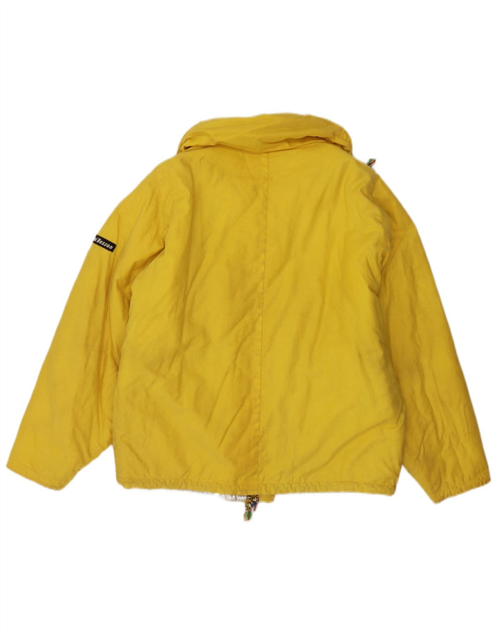 Anzi Besson Chaqueta acolchada extragrande para mujer UK 10 Small Yellow Cotton