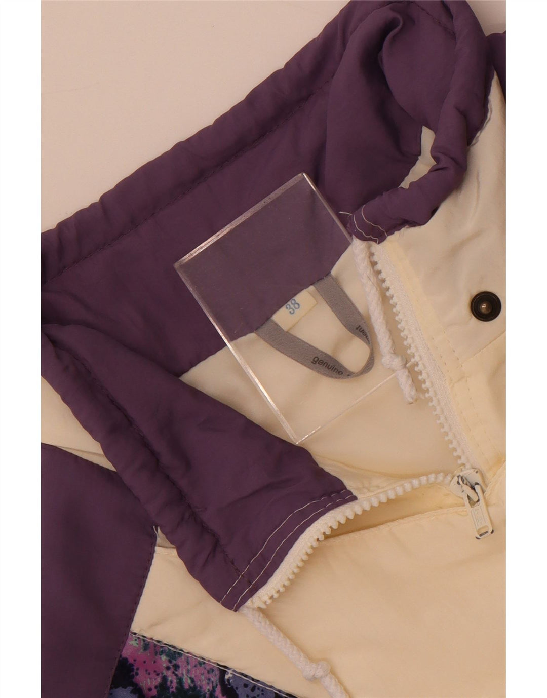 Rukka Chaqueta cortavientos holgada para mujer EU 38 Medium White Colourblock