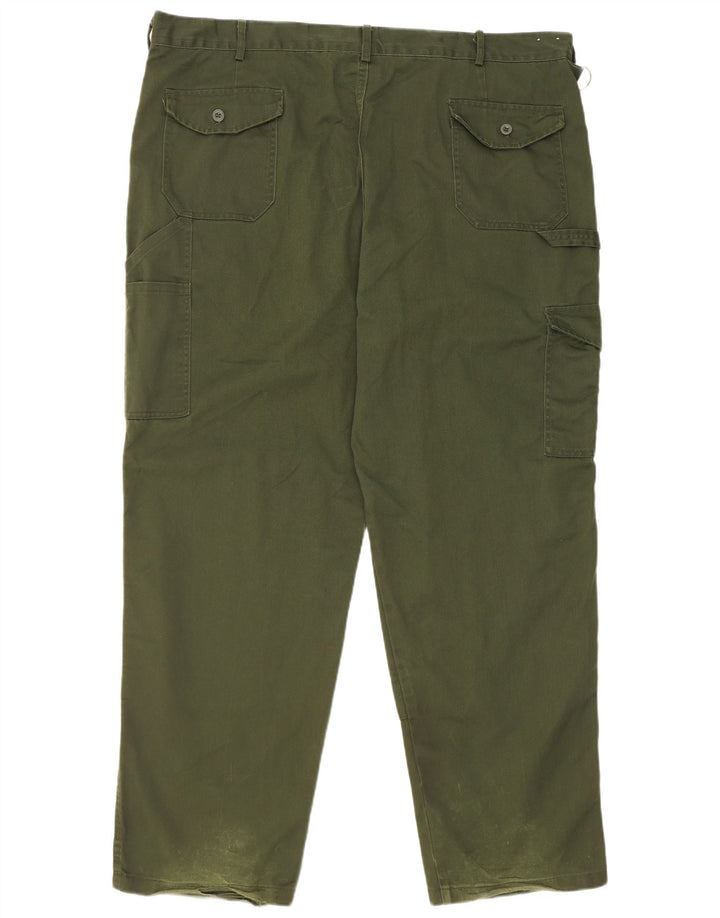 Dickies Pantalón cargo cónico para hombre W44 L30 Poliéster verde