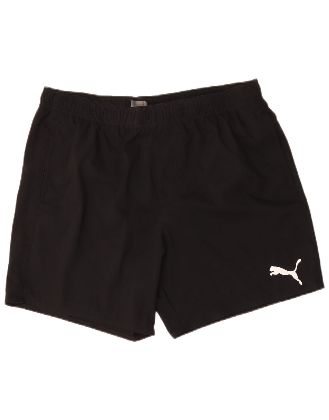 Puma Pantalones cortos deportivos para hombre XL Poliéster negro
