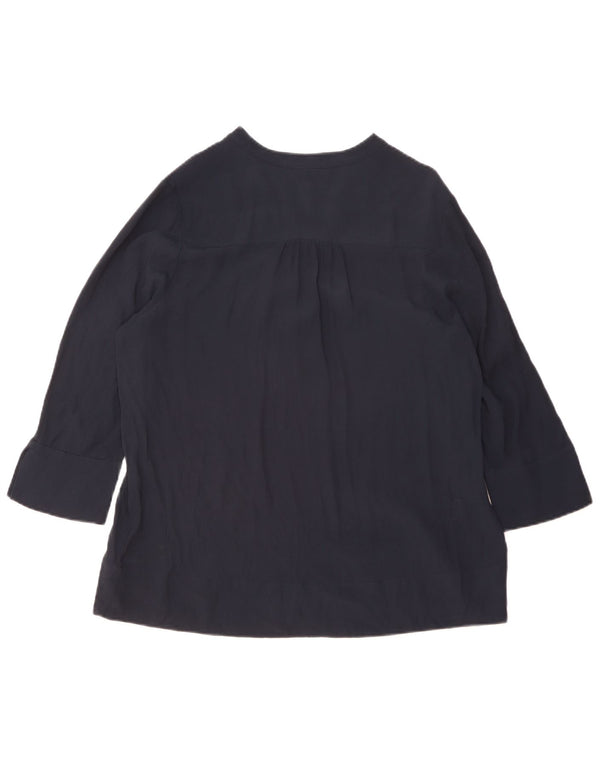 Tommy Hilfiger Top para mujer manga 3/4 US 14 XL Viscosa azul marino