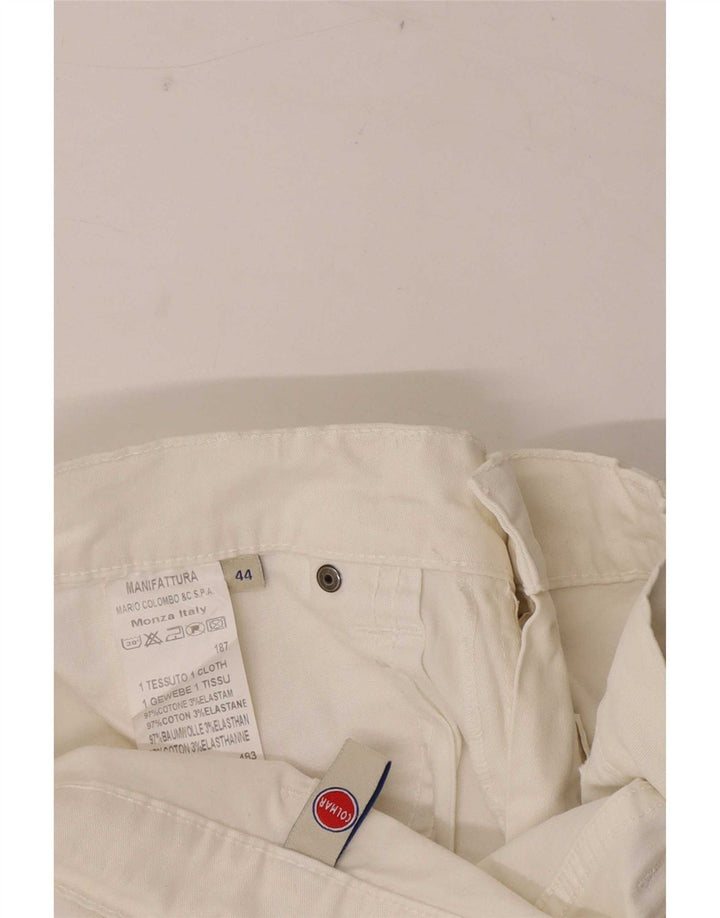 Colmar Jeans Slim Mujer IT 44 Medium W30 L30 Algodón Blanco