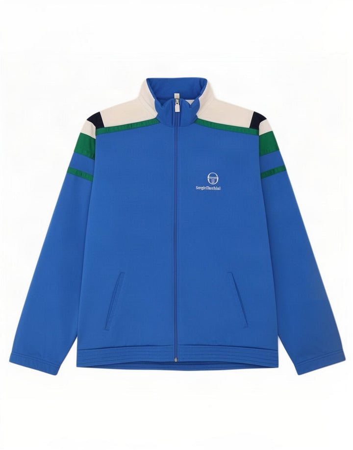 Sergio Tacchini Chaqueta de chándal para hombre IT 52 Large Blue Colourblock