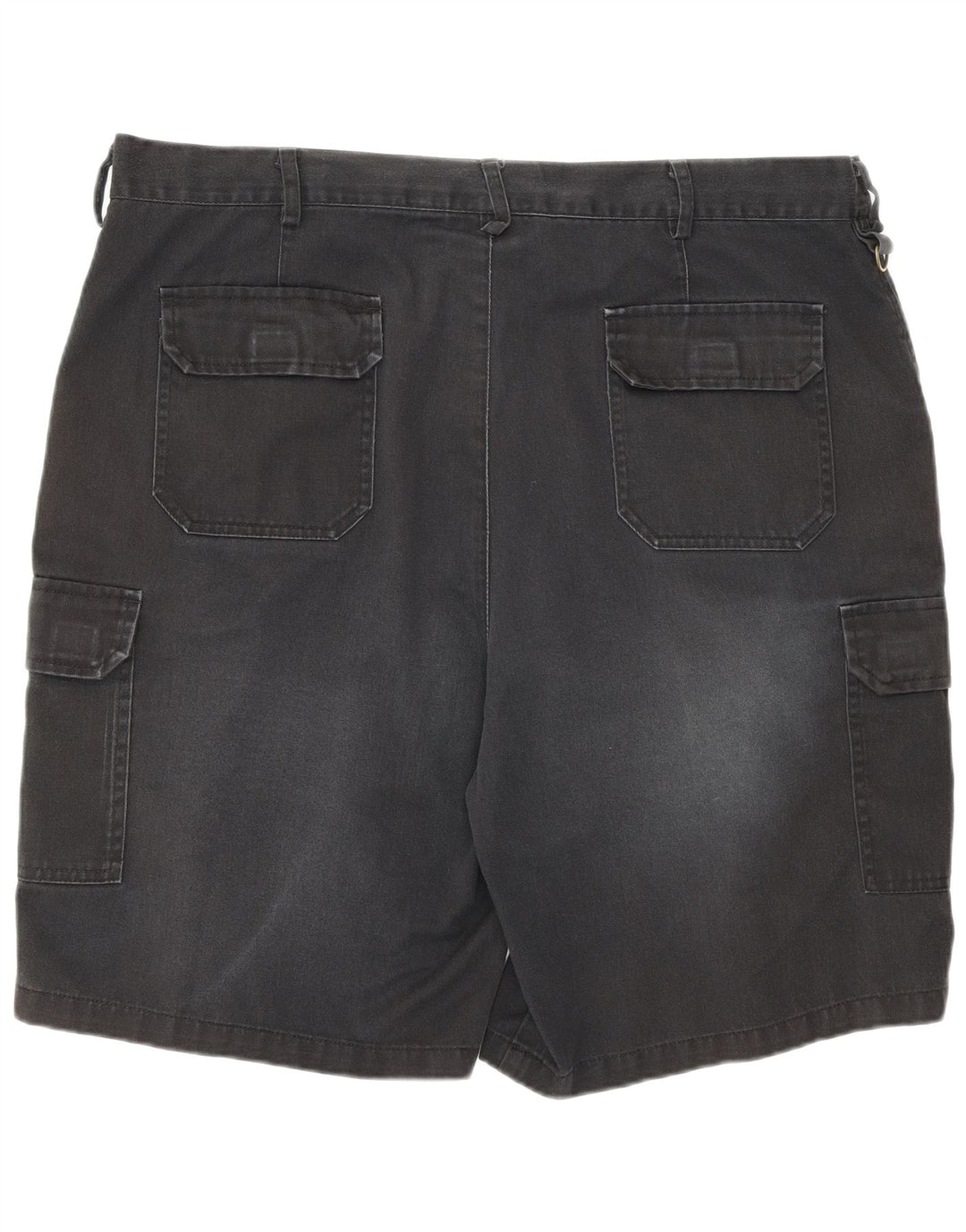 Dickies Pantalones cortos cargo para hombre W42 2XL Poliéster negro