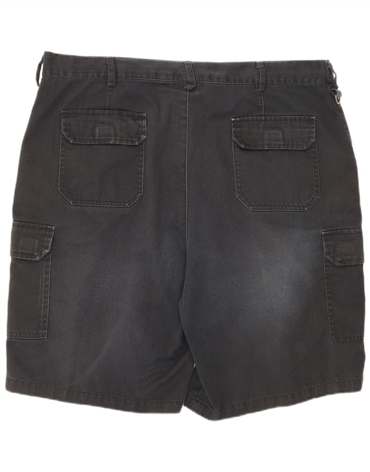Dickies Pantalones cortos cargo para hombre W42 2XL Poliéster negro