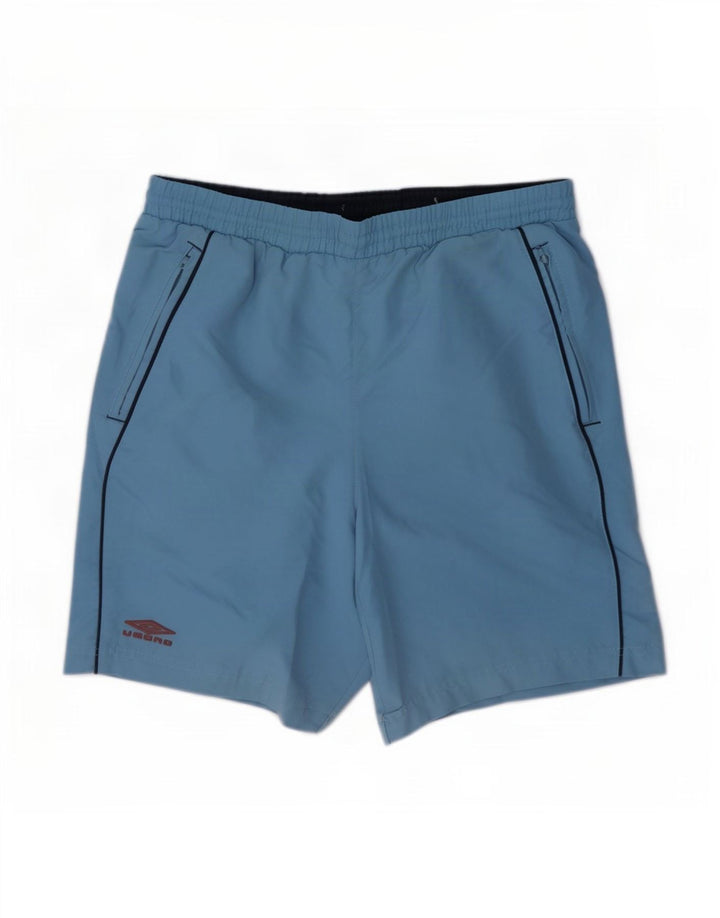 Umbro Hombre Shorts Deportivos Gráficos Pequeño Poliéster Azul