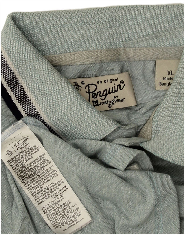 Polo Penguin Hombre XL Algodón Azul