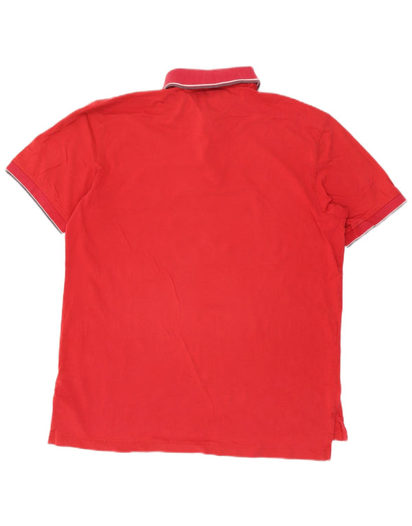 Polo Tommy Hilfiger para hombre de algodón rojo grande