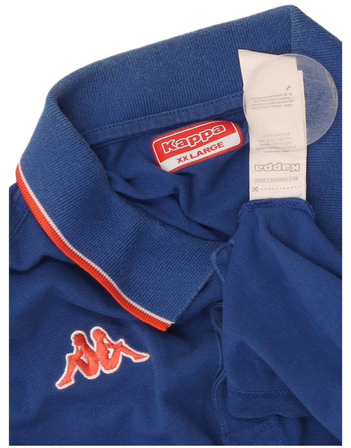 Kappa Polo Hombre 2XL Algodón Azul
