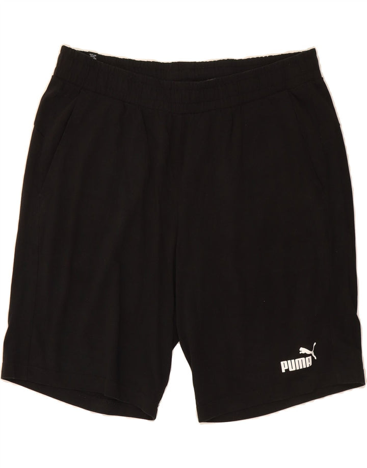 PUMA Mens Sport Shorts XL Black Vintage Puma and Second-Hand Puma from Messina Hembry 