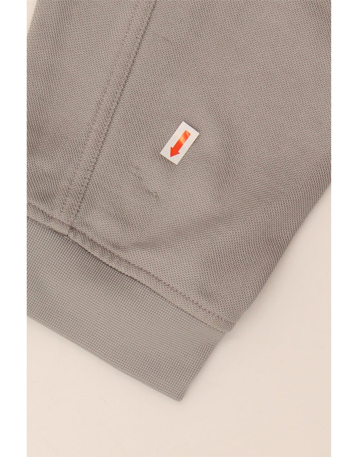 ADIDAS Mens Hoodie Jumper UK 42/44 Large Grey Polyester