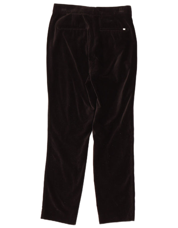 Massimo Dutti Pantalón Chino Slim Terciopelo Mujer EU 38 Small W28 L28 Negro