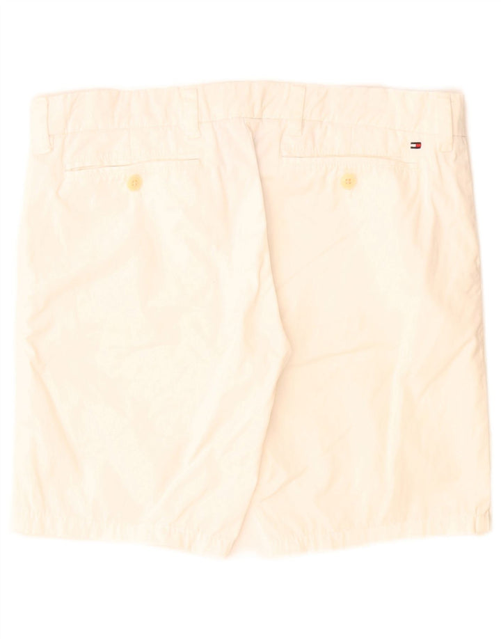 Tommy Hilfiger Pantalones cortos chinos ajustados para hombre W32 Medium White