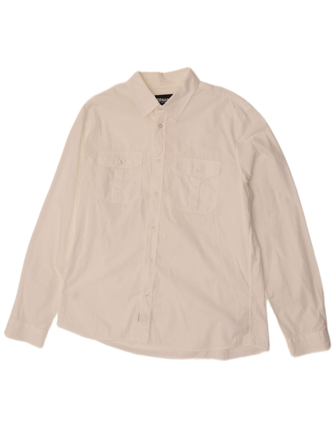 Blauer Camisa Hombre 3XL Algodón Blanco