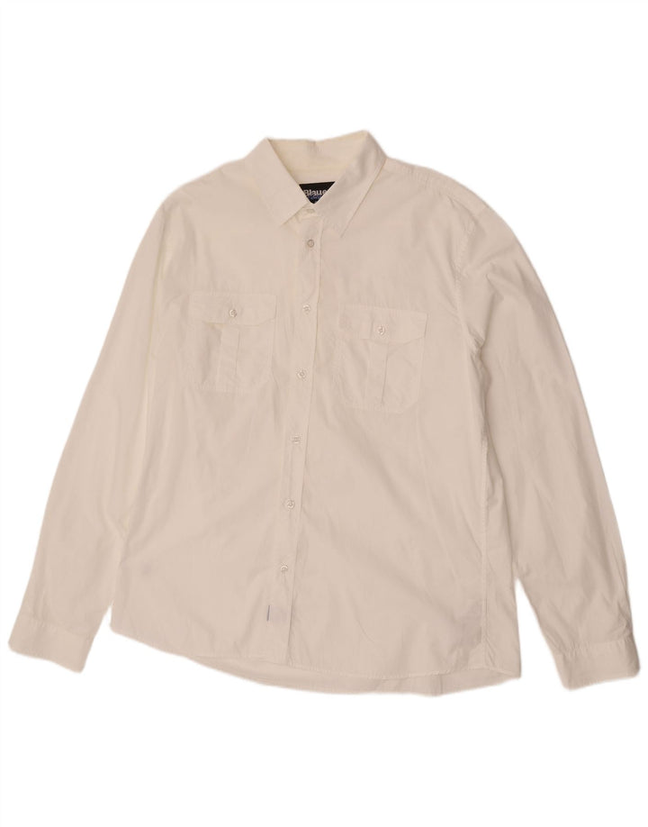 Blauer Camisa Hombre 3XL Algodón Blanco