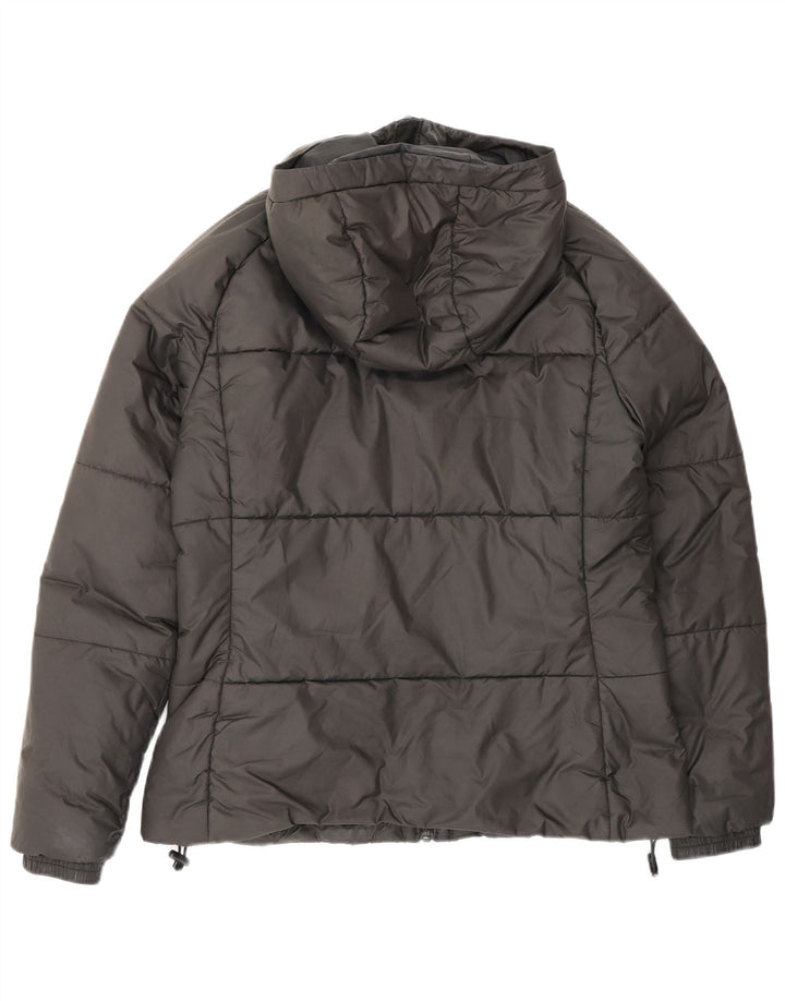 Adidas Chaqueta acolchada con capucha para mujer Reino Unido 12/14 Mediano Negro