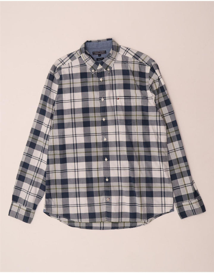 Camisa Tommy Hilfiger Hombre Regular Fit XL Azul Marino Cuadros