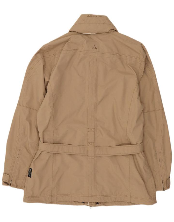 Schoffel Chaqueta impermeable con capucha para mujer UK 46 Large Beige