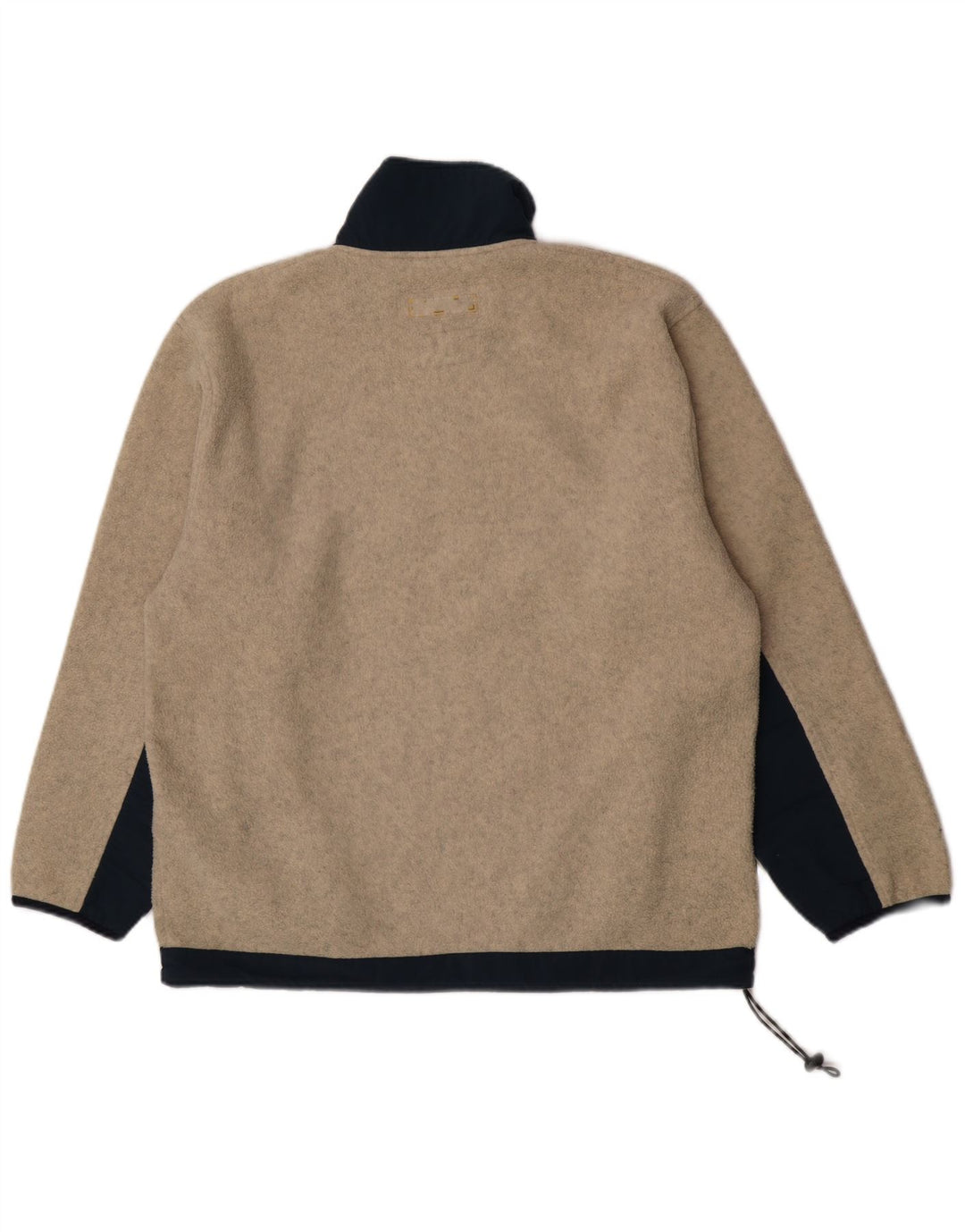 Invicta Hombre Jersey De Forro Polar Con Cremallera Y Cuello Grande Poliéster Color Block Beige