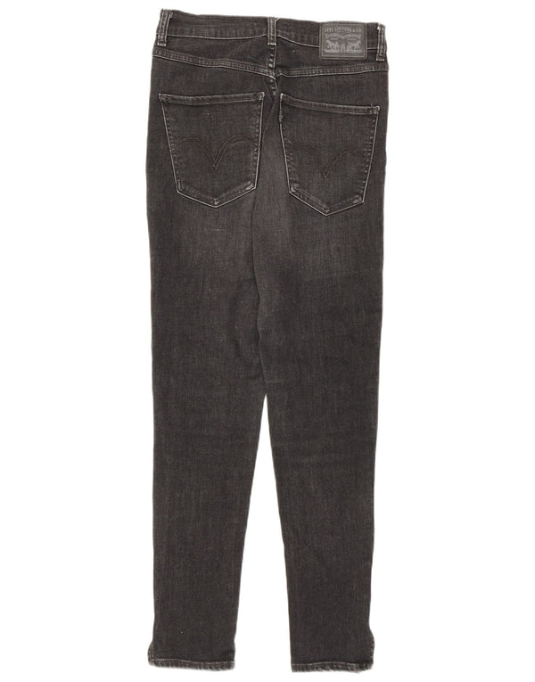Vaqueros pitillo desgastados para mujer Levi's W27 L27 Algodón negro