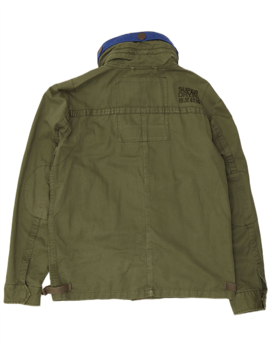 Superdry Chaqueta utilitaria para hombre ES 38 Algodón verde medio