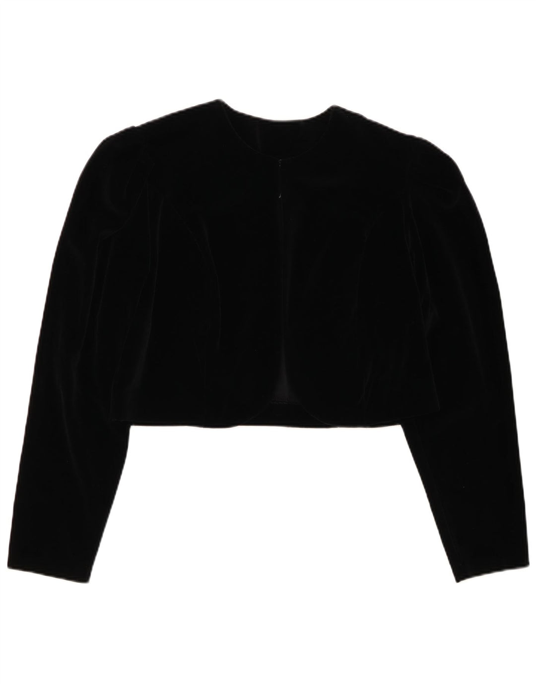 CHOU CHOU Top Bolero para Mujer UK 40 Grande Negro