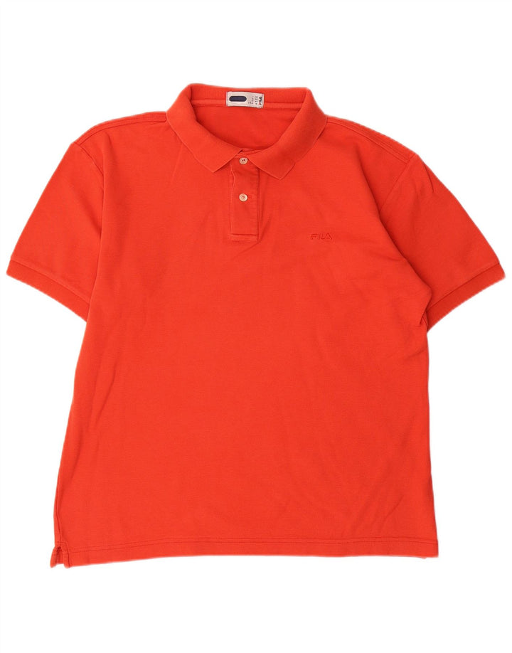 Polo Fila Hombre IT 50 Naranja Mediano