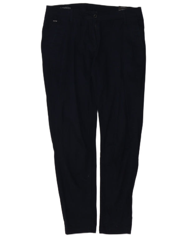 Pantalones chinos ajustados de tiro medio Bronson para mujer de G-Star W28 L30 Azul marino