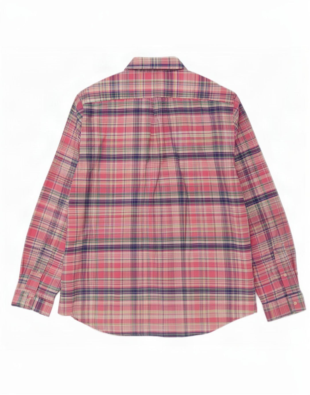 Camisa Polo Ralph Lauren para hombre de algodón a cuadros rosas grandes