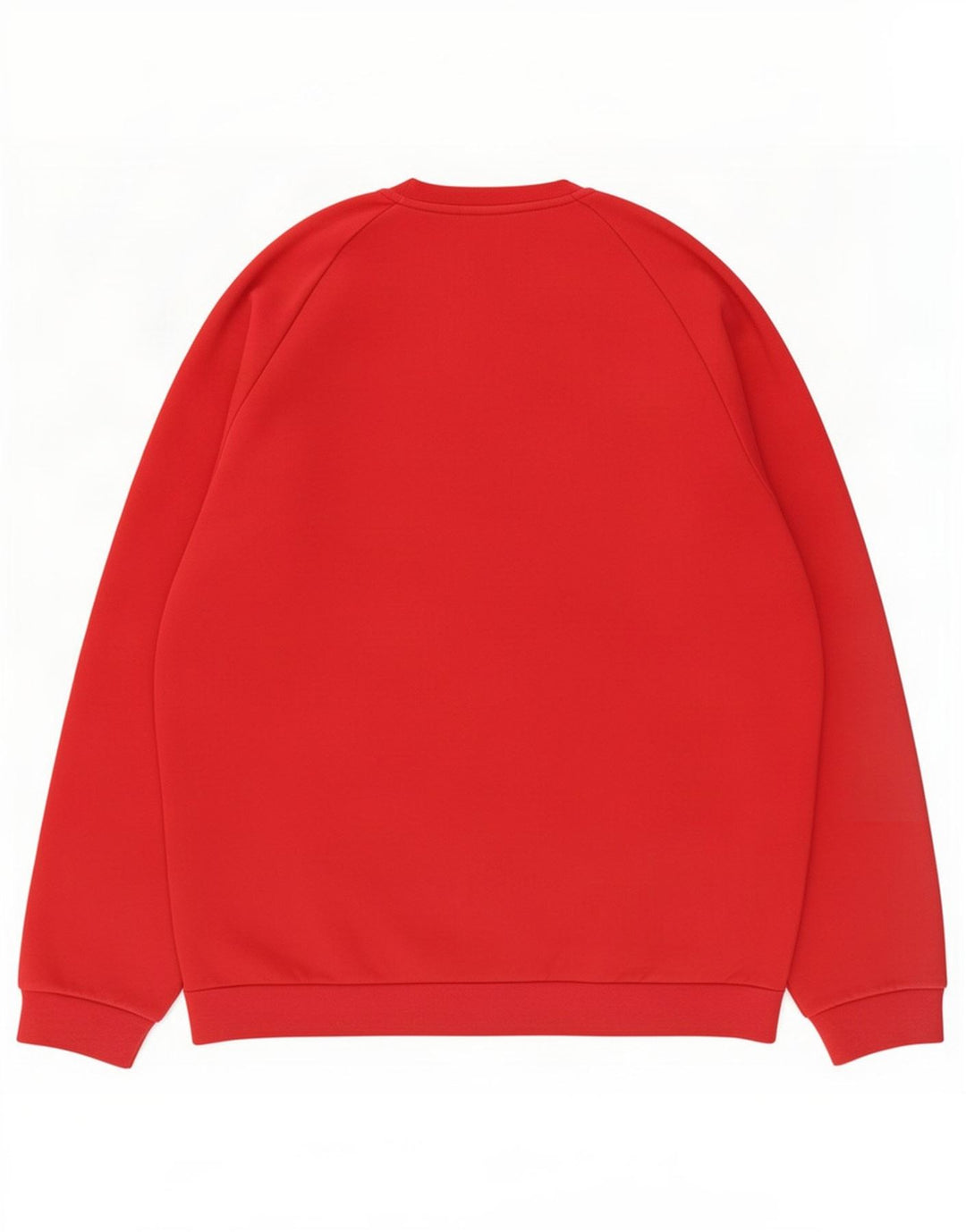 Adidas Hombre Sudadera Jumper Grande Rojo Algodón