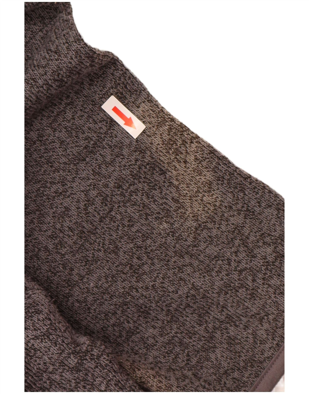 Weird Fish Sudadera con cuello y cremallera para hombre Jersey Gris medio Poliéster