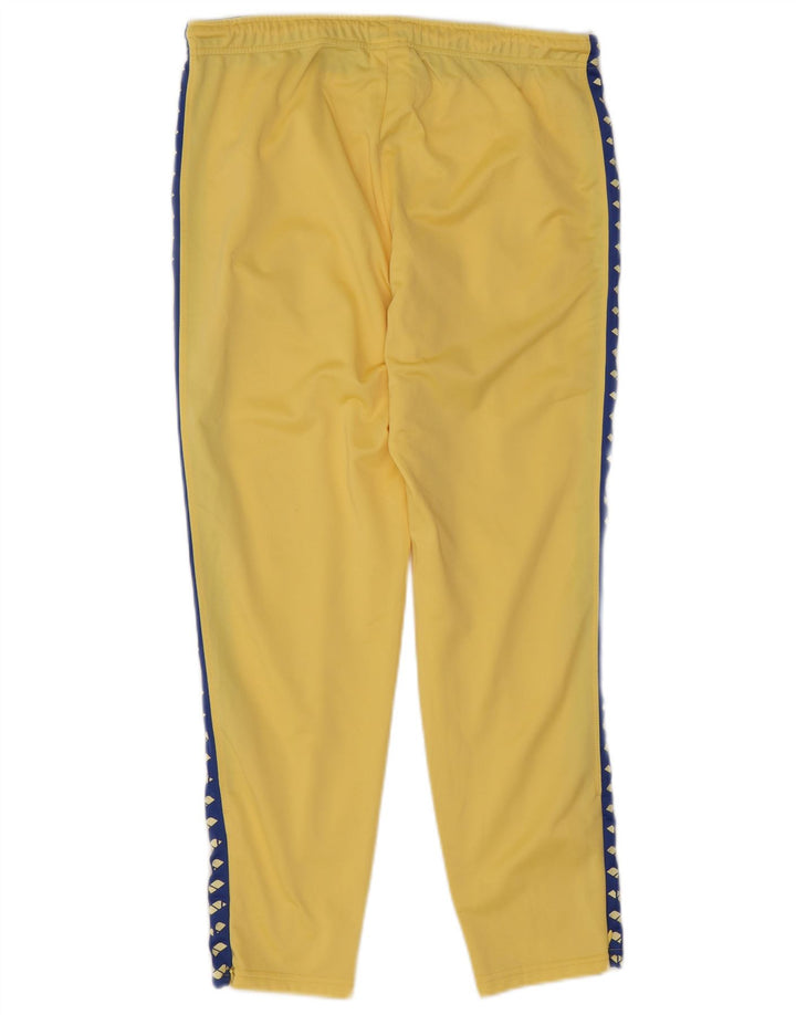 ARENA Hombre Pantalones De Chándal Gráfico Poliéster Color Block Amarillo Medio