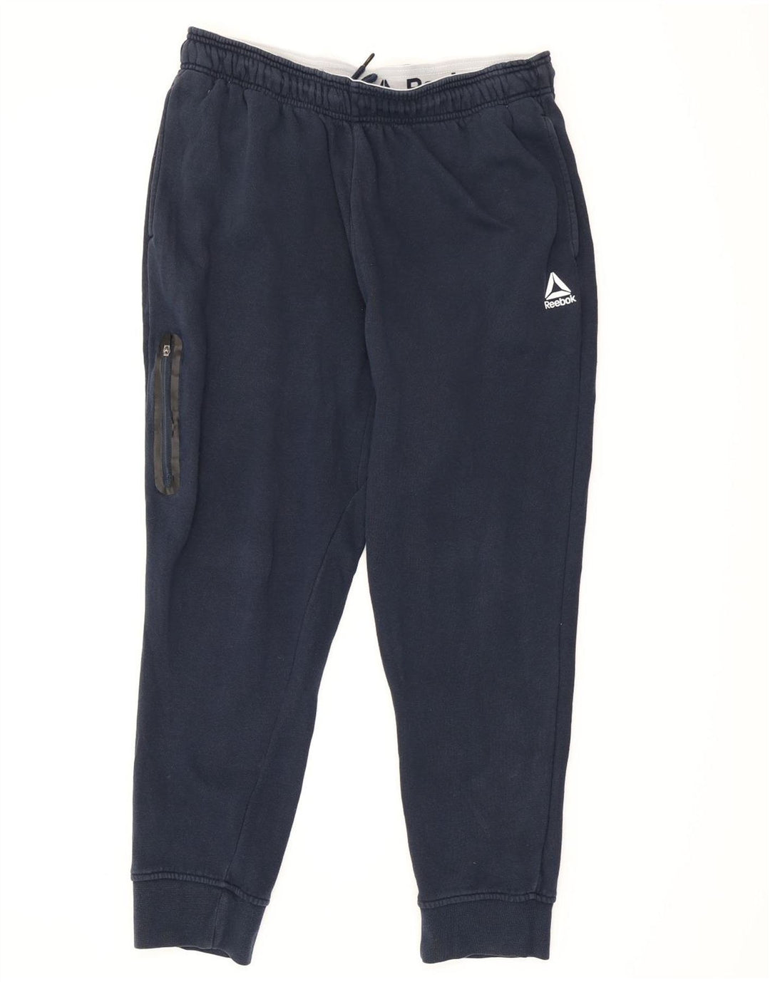 Reebok Hombre Cargo Chándal Pantalones Joggers Grande Azul Marino