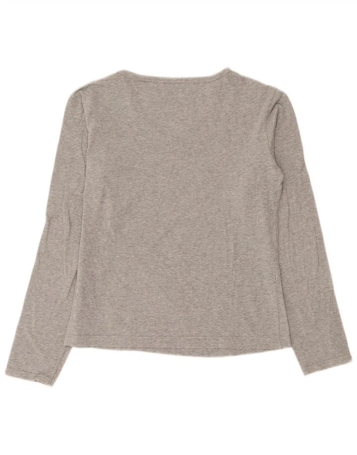 Arena Mujer Gráfico Top Manga Larga UK 44 Grande Gris Moteado