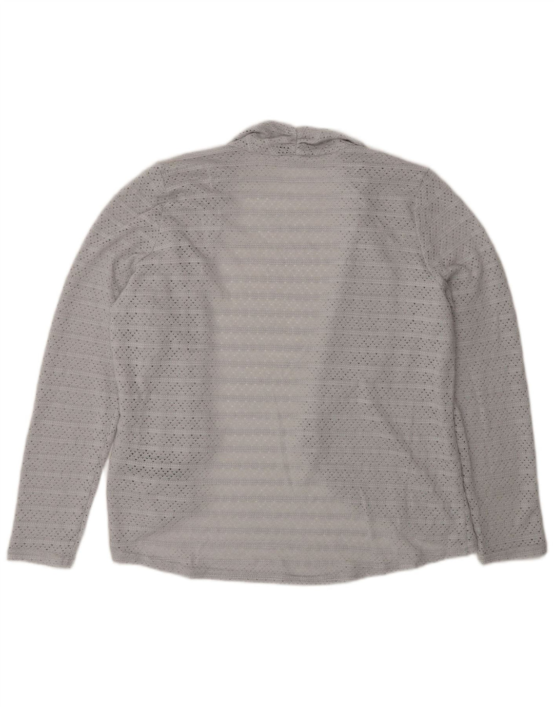 Oasis Cárdigan abierto para mujer UK 42 Poliéster gris medio