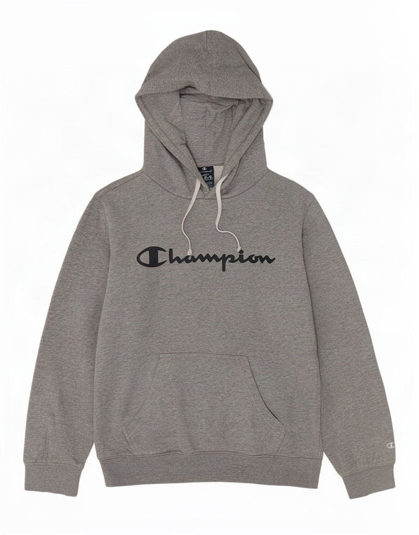 Champion Sudadera con capucha gráfica de gran tamaño para mujer Reino Unido 10 Pequeño gris moteado