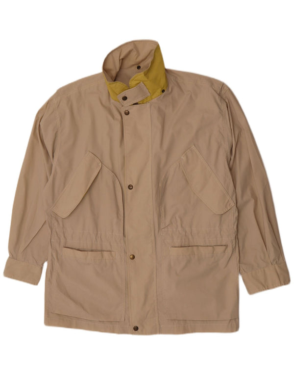 Chaqueta utilitaria vintage para hombre Reino Unido 42 XL Beige