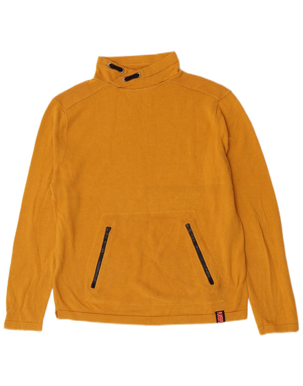 Zara Jersey Niño Cuello Alto 13-14 Años Algodón Amarillo