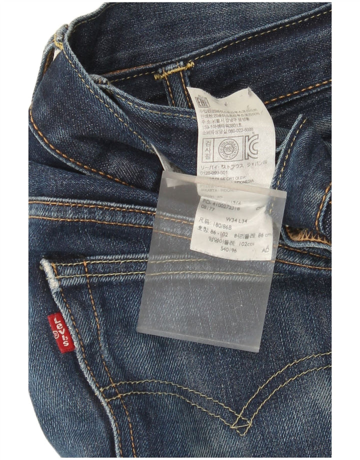 Levi's Vaqueros Rectos Para Hombre W34 L30 Azul