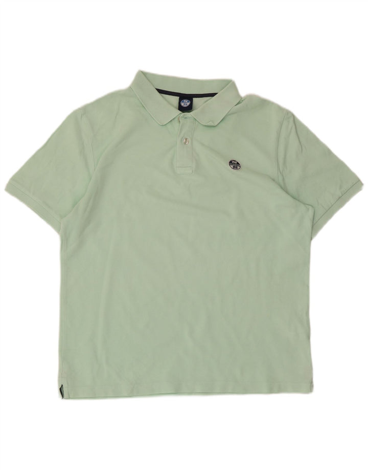 Polo North Sails Hombre Algodón Verde Medio